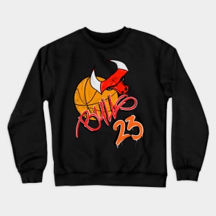 Chicago Bulls Fan Caricature Crewneck Sweatshirt